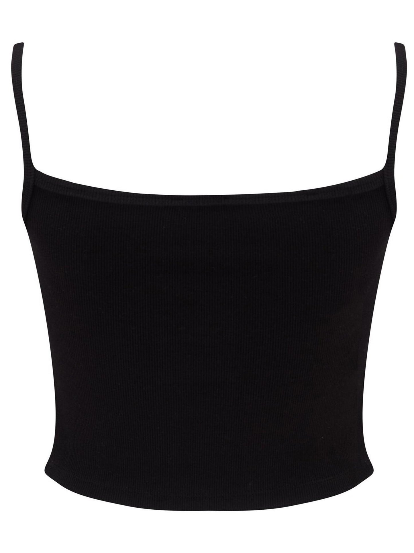 Pour Moi-Off Duty Rib Jersey Support Cami-Black
