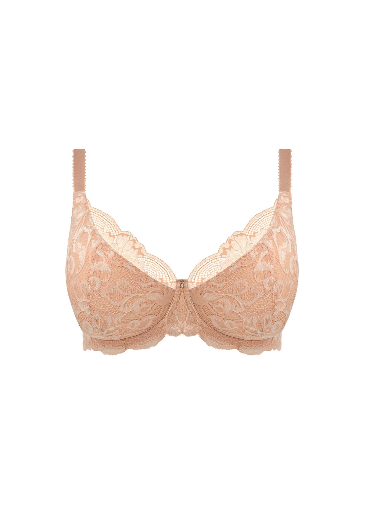 Fantasie-Emmaline Padded Plunge Bra-Natural Beige