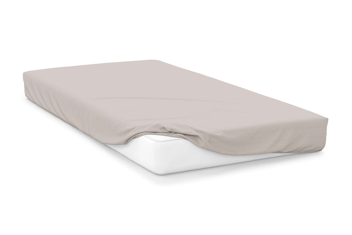 Belledorm-100% Cotton-200 Thread Count-Fitted Sheet-Ivory
