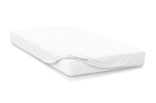Belledorm-100% Cotton-200 Thread Count-Fitted Sheet-White