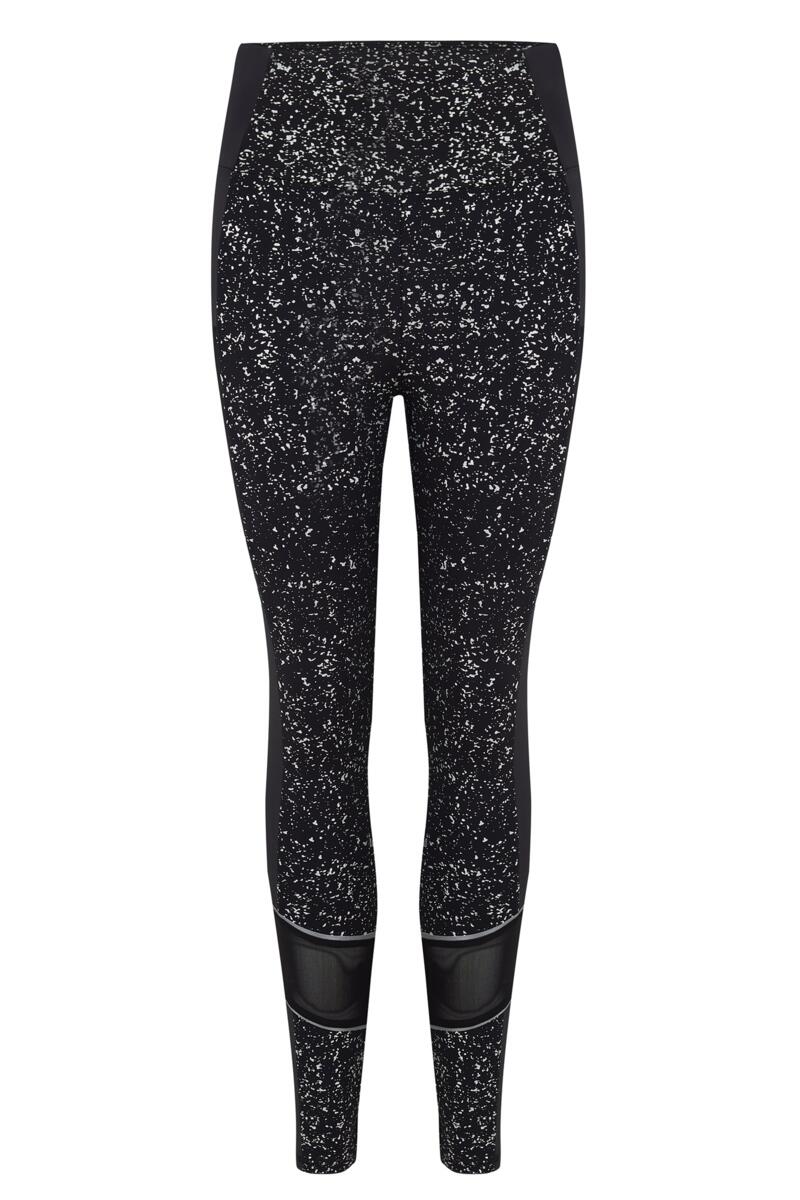 Energy React Mesh Panel Legging-Black/Silver