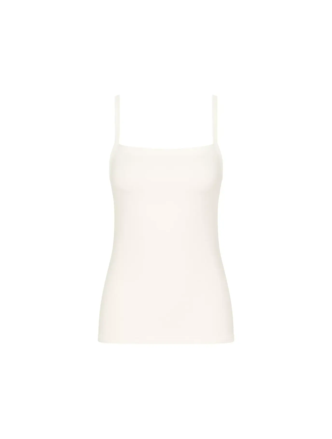 Sloggi Ever Ease Spaghetti Strap Top-95% Cotton-Silk White