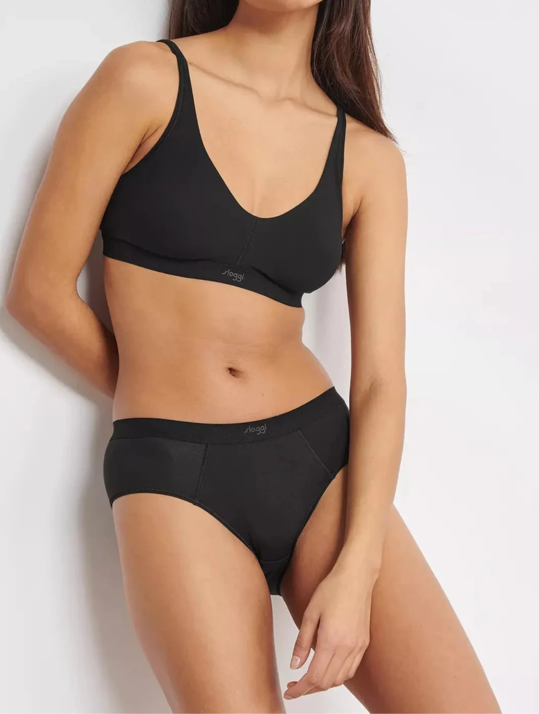 Sloggi Ever Ease Soft Bra-Black
