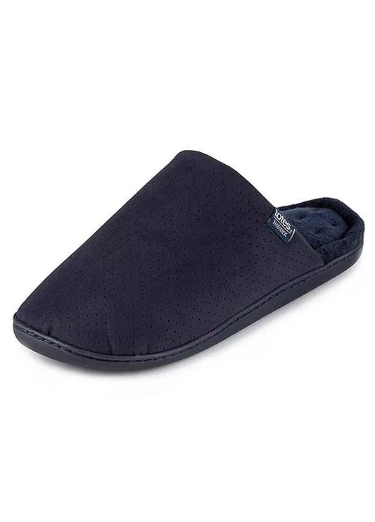 Totes Isotoner-Mens Mule Slippers-99344-Navy