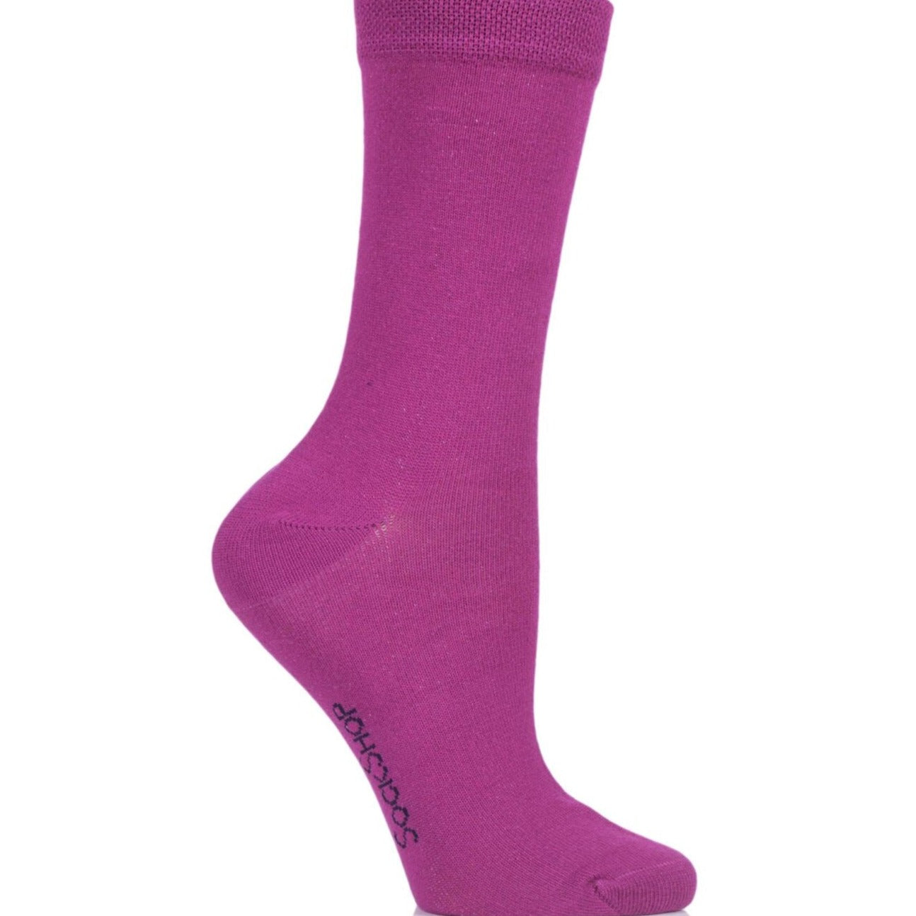 Sockshop-Ladies Bamboo Socks-Colour Burst-Kiss from a Rose