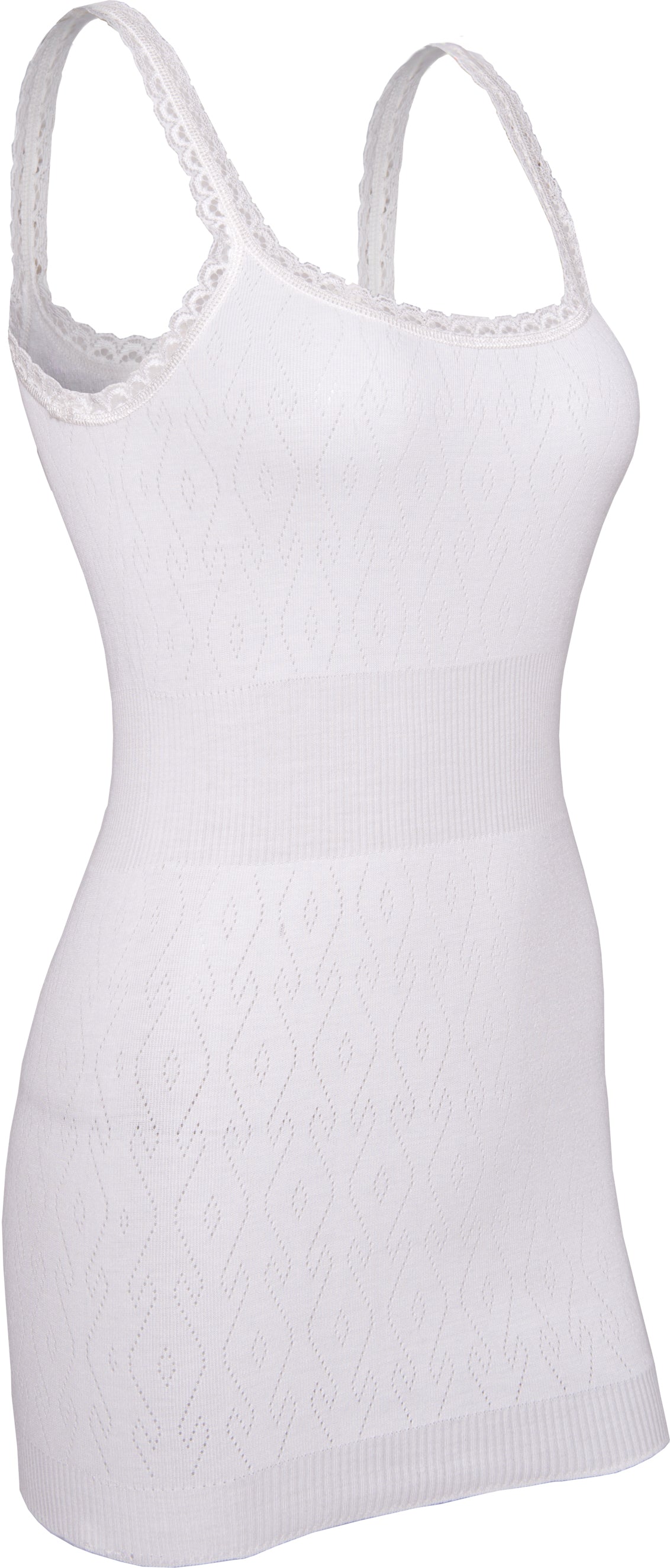 White Swan-French Neck Thermal Vest-Style 310