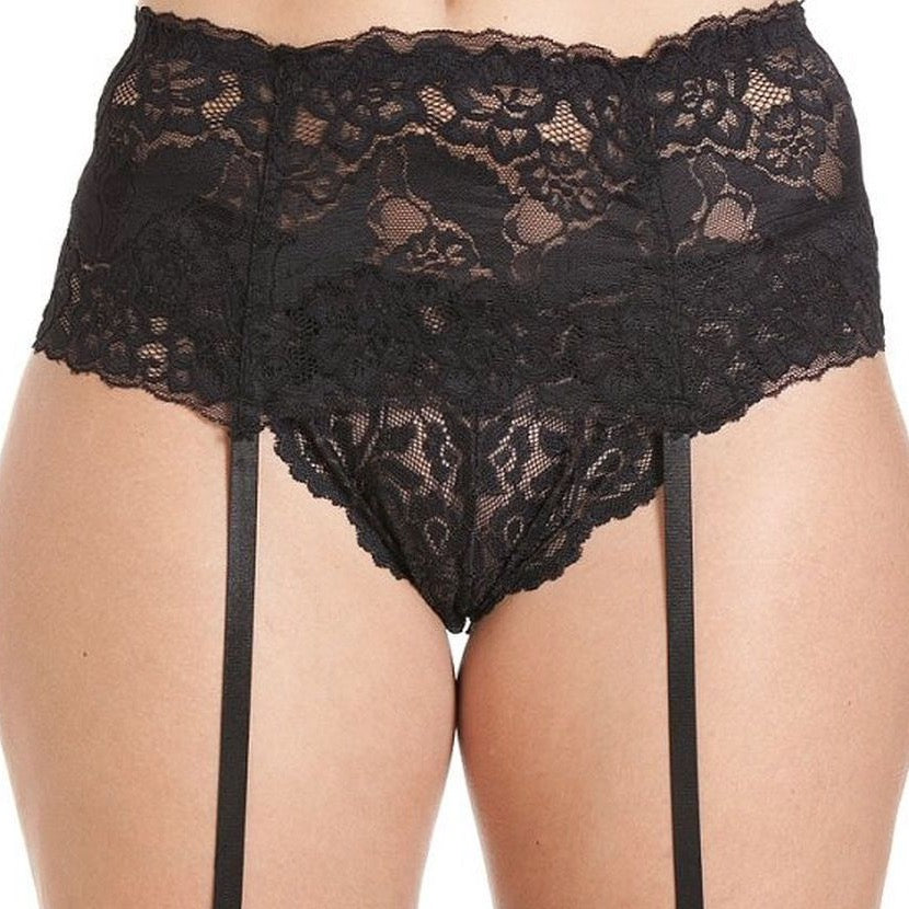 Suspender Belt-Wide Embroidered-Deep Lace-Black – Whites of Kent Ltd