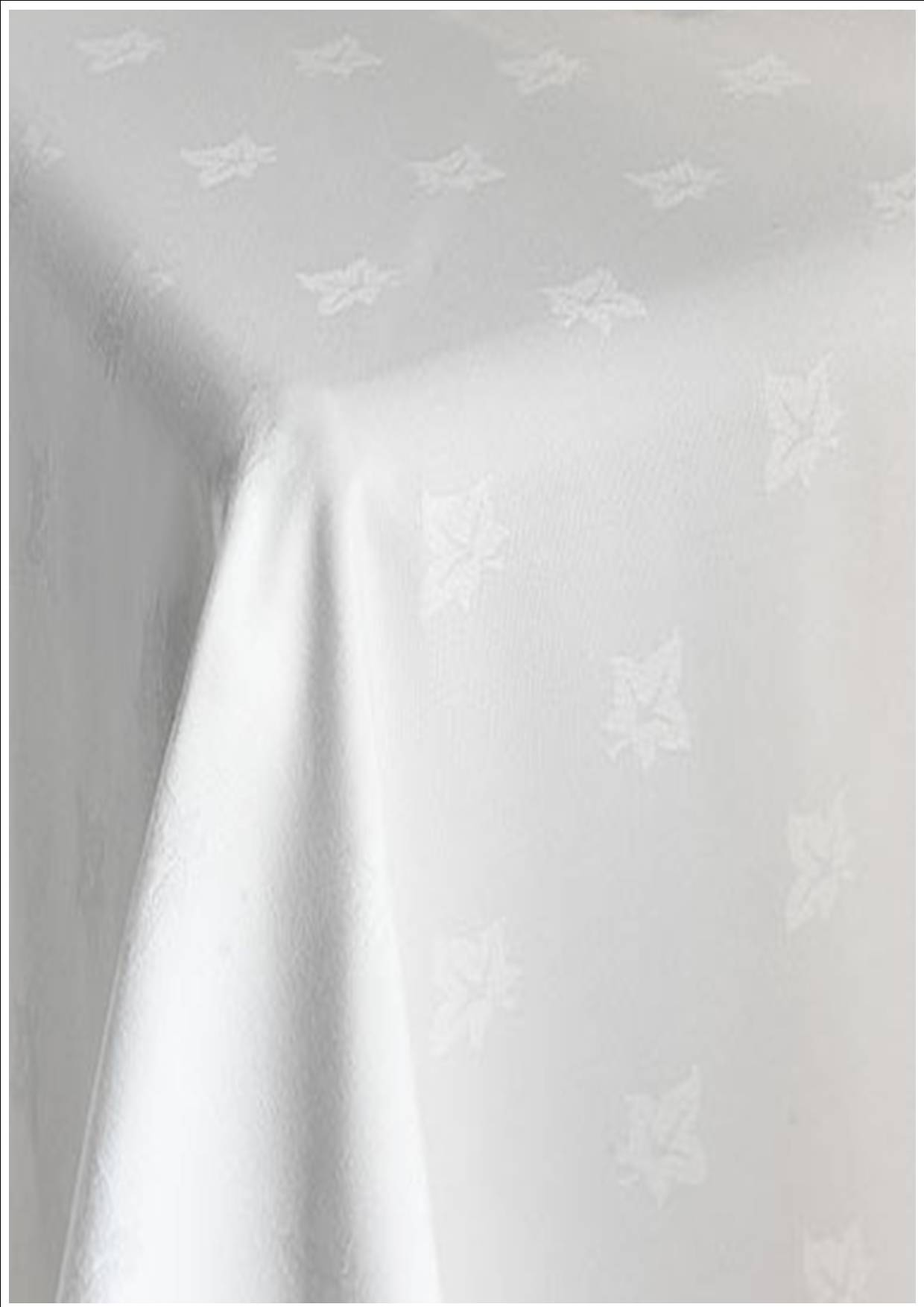 Damask Ivy Leaf-Tablecloths-Napkins-100% Cotton