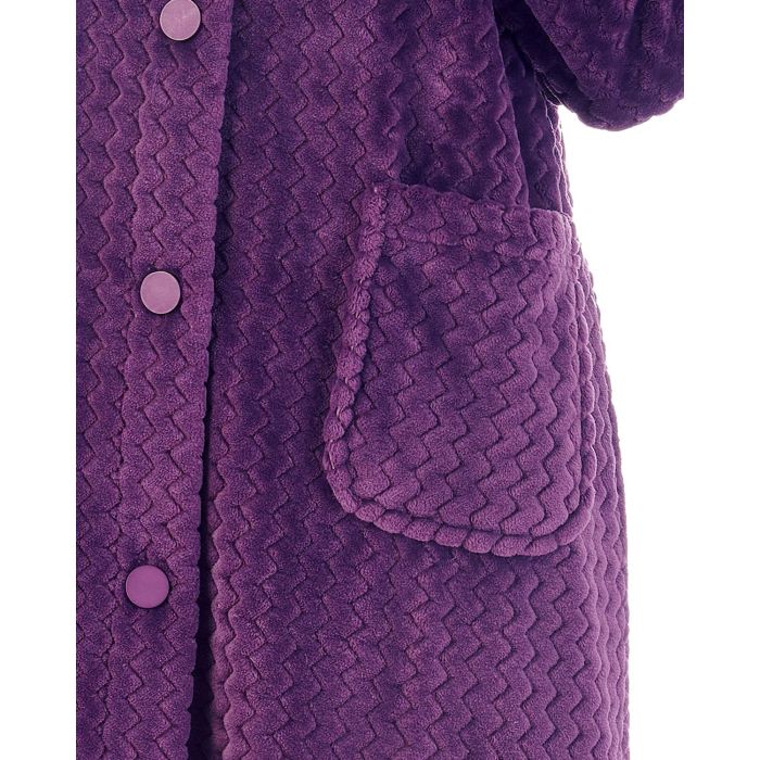 Slenderella-Button Through Dressing Gown-HC02316
