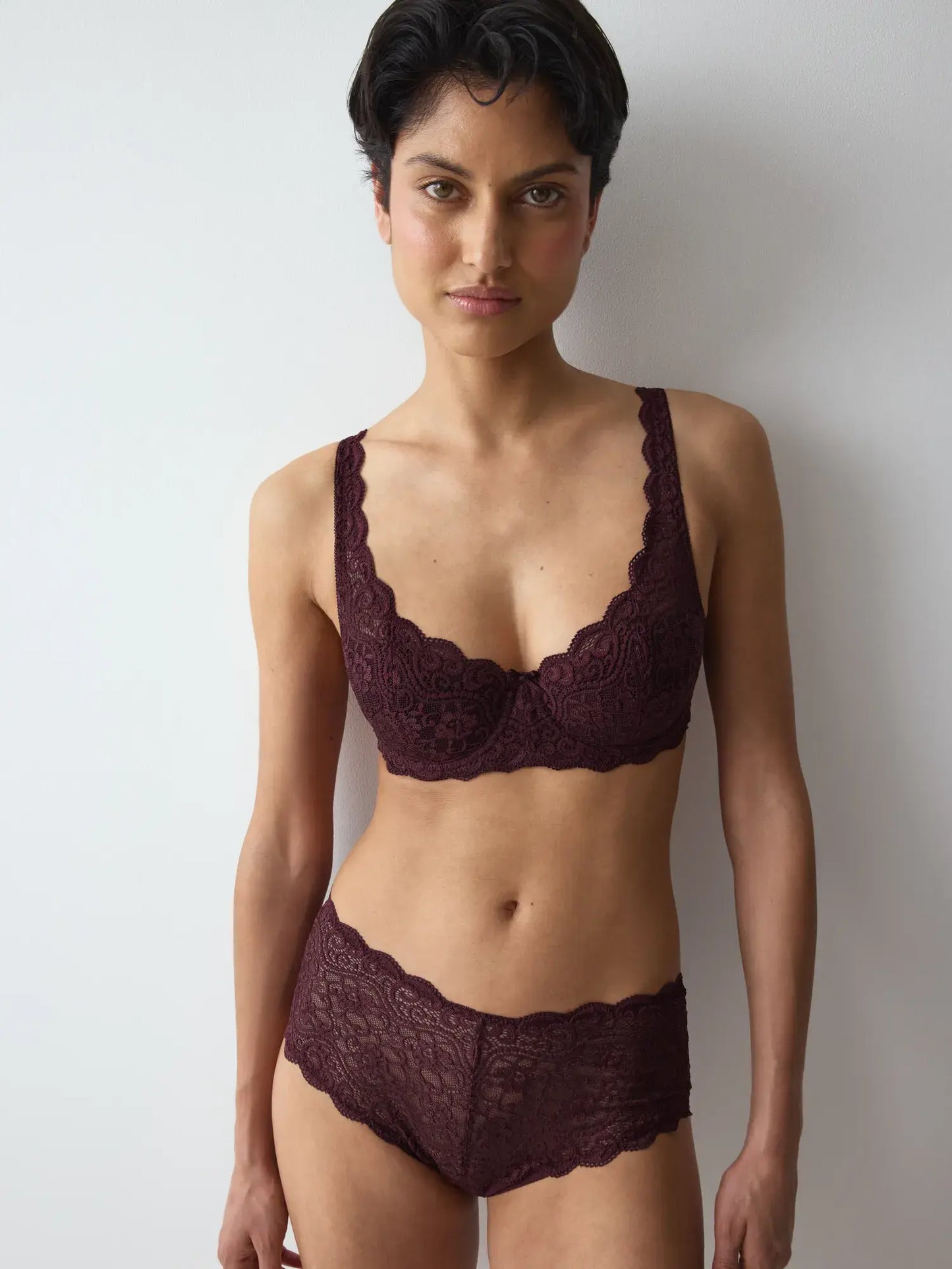 Triumph-Amourette WHP-Wired Padded Bra-Claret