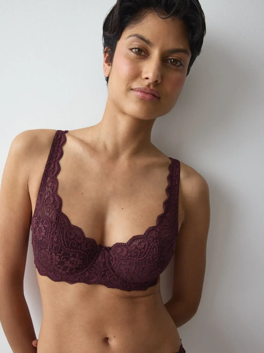 Triumph-Amourette WHP-Wired Padded Bra-Claret