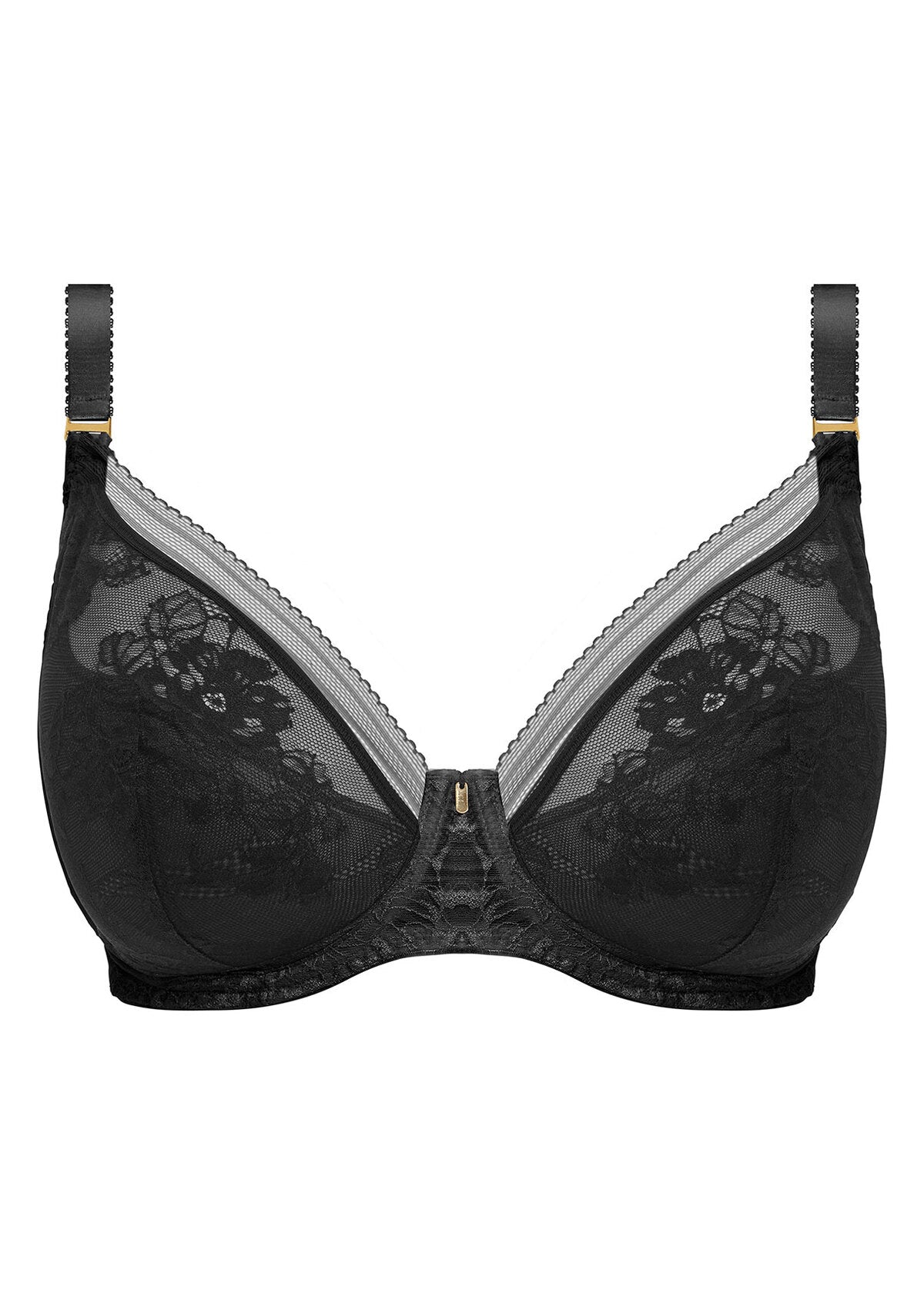 Fantasie-Fusion Lace-Padded Plunge Bra-FL102314-Black