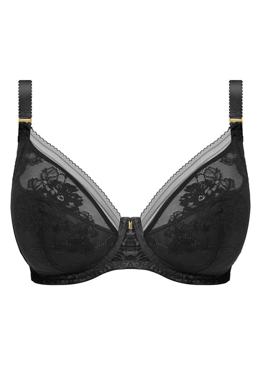 Fantasie-Fusion Lace-Padded Plunge Bra-FL102314-Black
