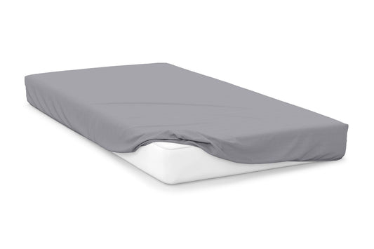 Belledorm-Fitted Sheets-Luxury Percale-200 Thread Count-Grey