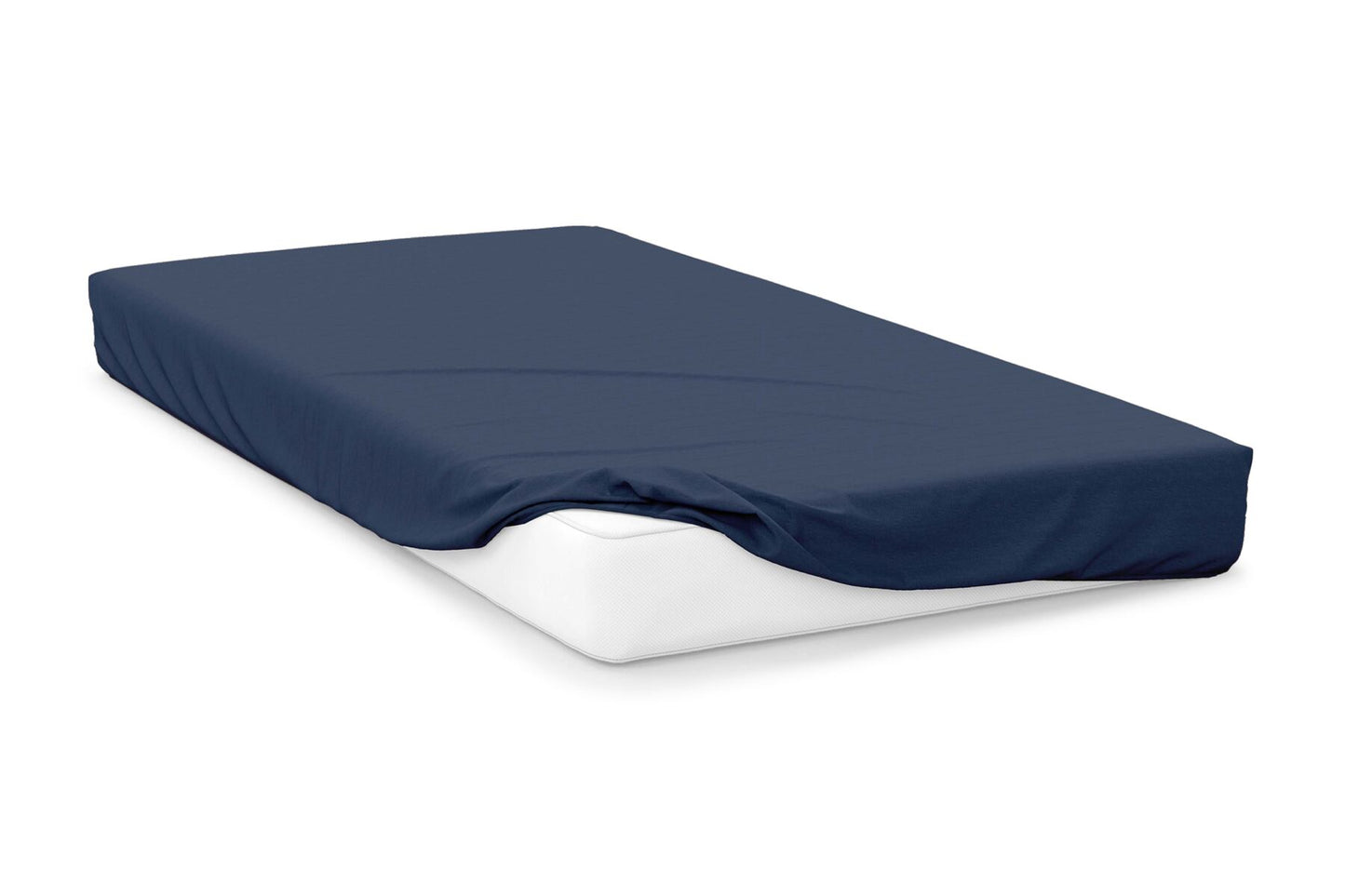 Belledorm-Fitted Sheets-Luxury Percale-200 Thread Count-Navy