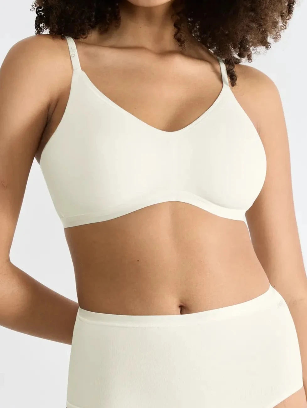 Sloggi GO Daily Cotton Soft Bra-Silk White