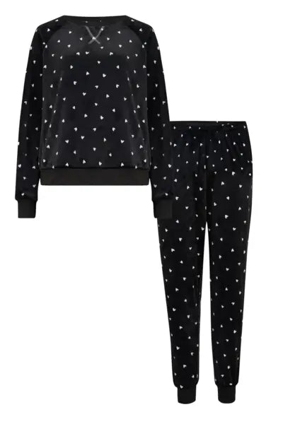 Pour Moi-Supersoft Pyjama Set-Black