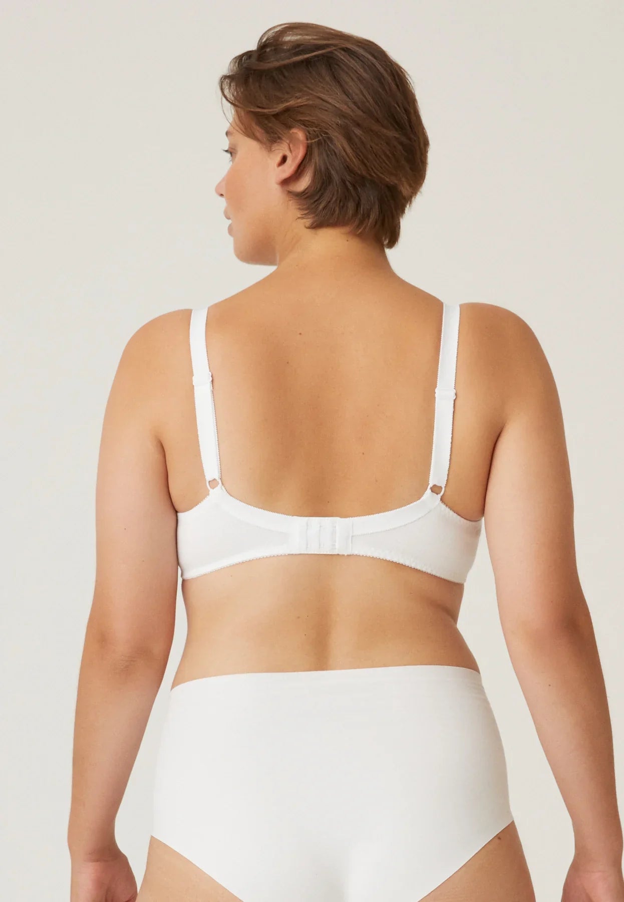 Naturana-Non-Wired Bra-100% Soft Cotton-86545-White