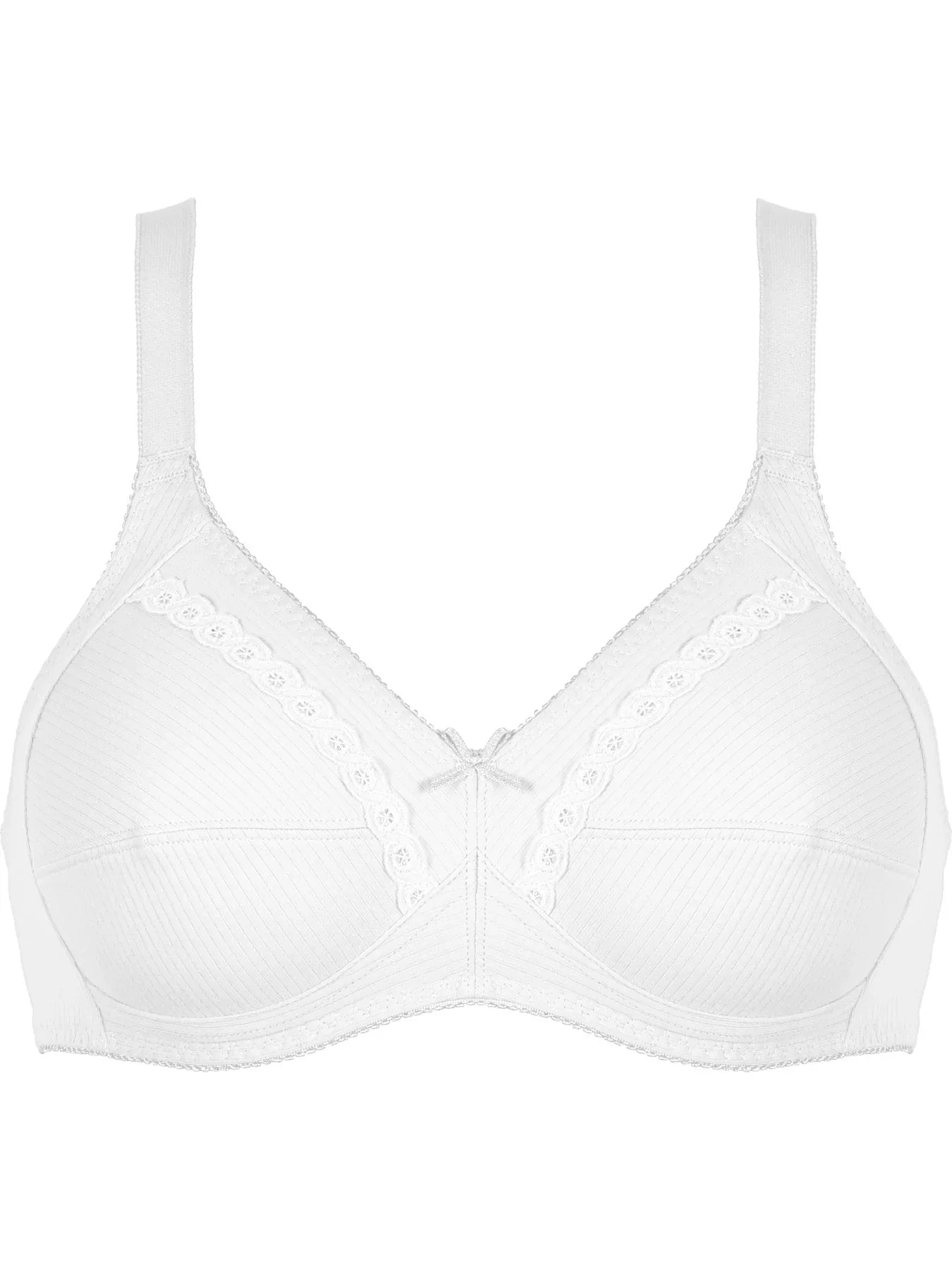 Naturana-Ladies Non-wired Bra-100% Soft Cotton-86545-White