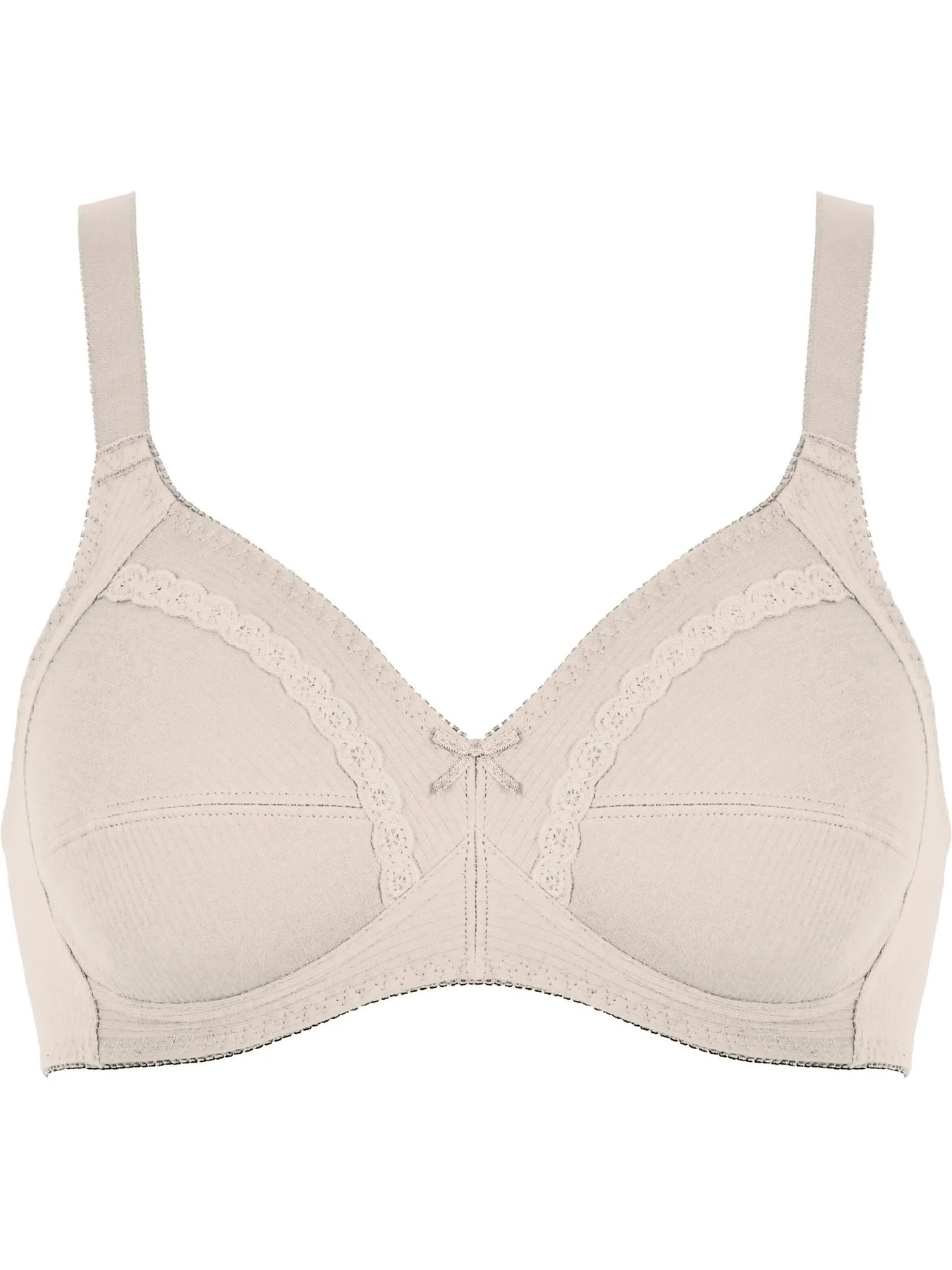 Naturana-Ladies Non-wired Bra-100% Soft Cotton-86545-Skin