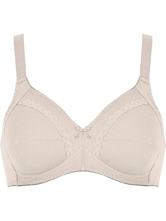 Naturana-Ladies Non-wired Bra-100% Soft Cotton-86545-Skin