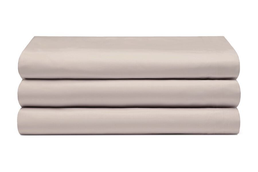 Belledorm-Flat Sheets-Luxury Percale-200 Thread Count-Cream