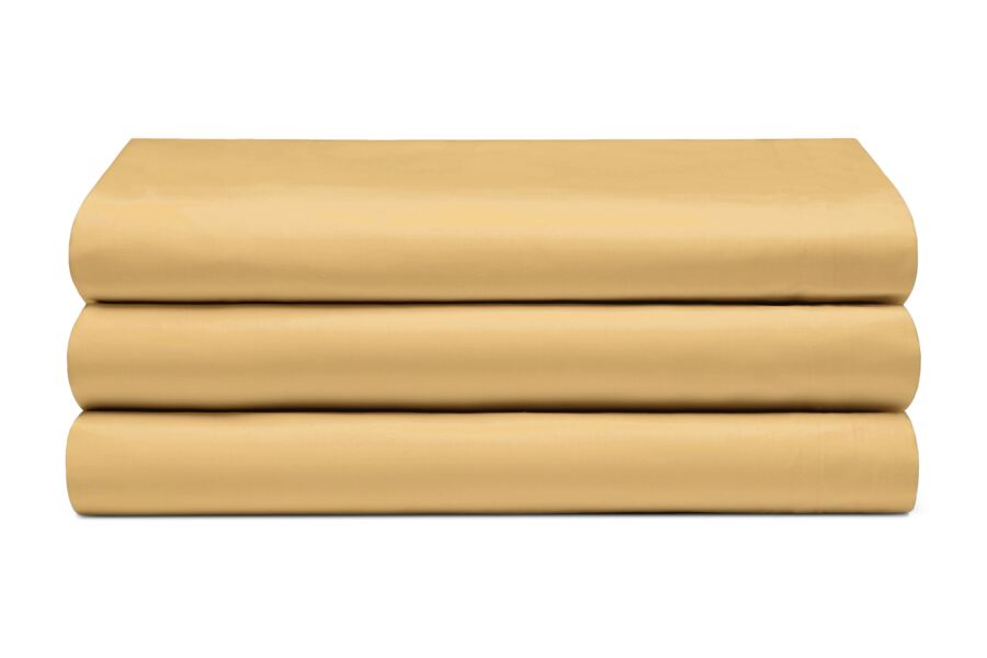 Belledorm-Flat Sheets-Luxury Percale-200 Thread Count-Saffron