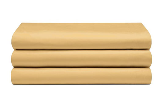 Belledorm-Flat Sheets-Luxury Percale-200 Thread Count-Saffron