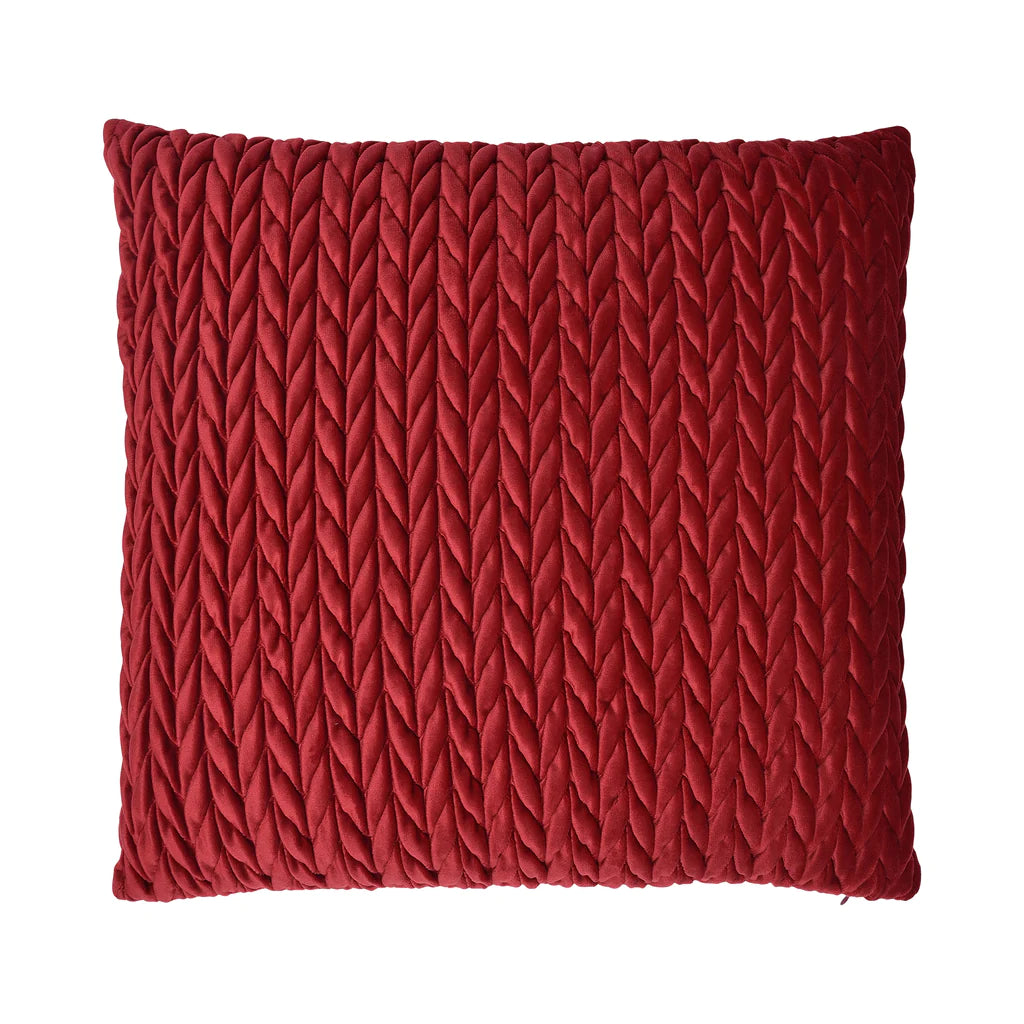 Cushion Cover-Amory in Claret by Laurence Llewelyn Bowen