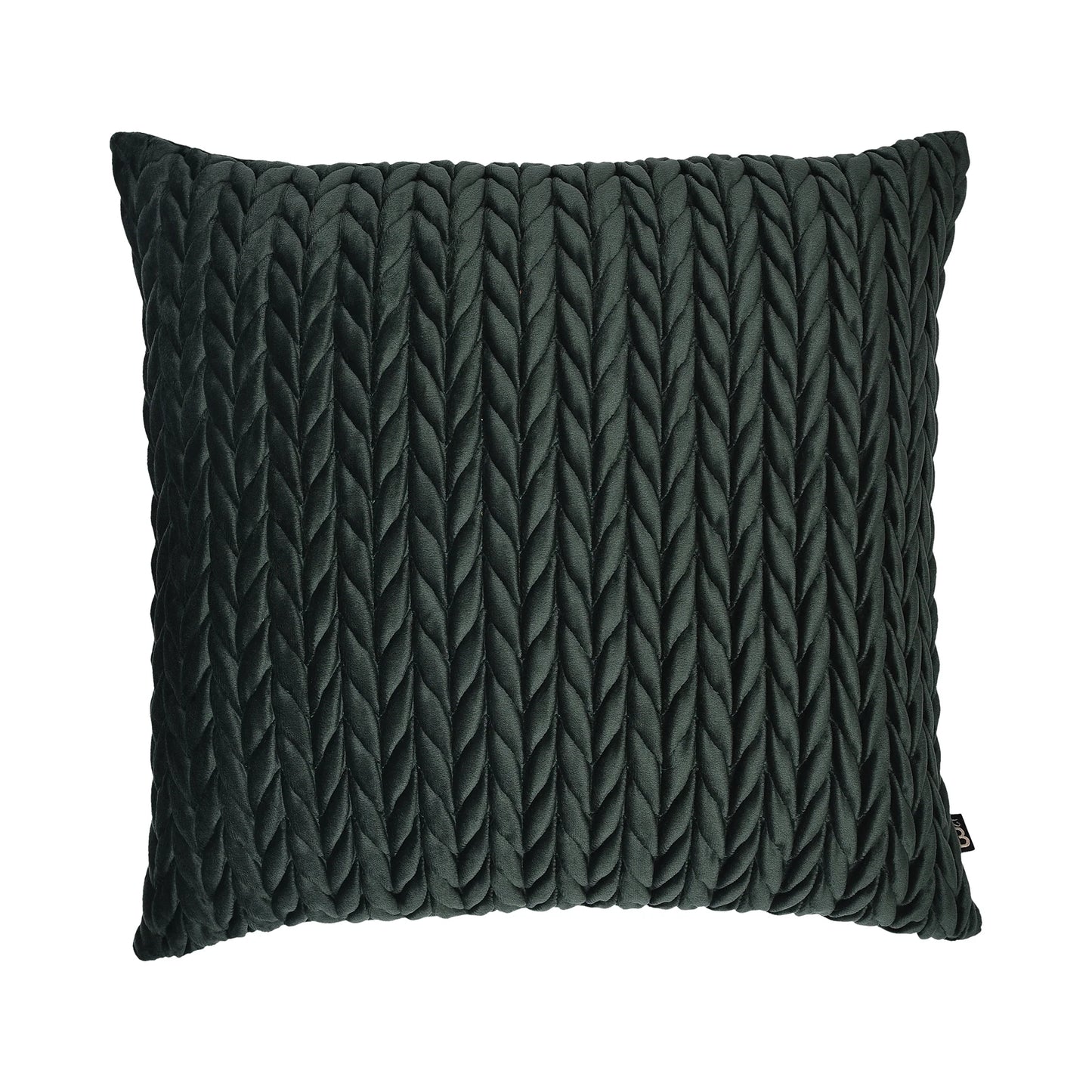 Cushion Cover-Amory in Bottle Green by Laurence Llewelyn Bowen