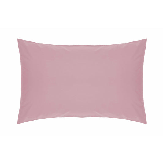 Belledorm-Housewife Pillowcase-Luxury Percale-200 Thread Count-Blush