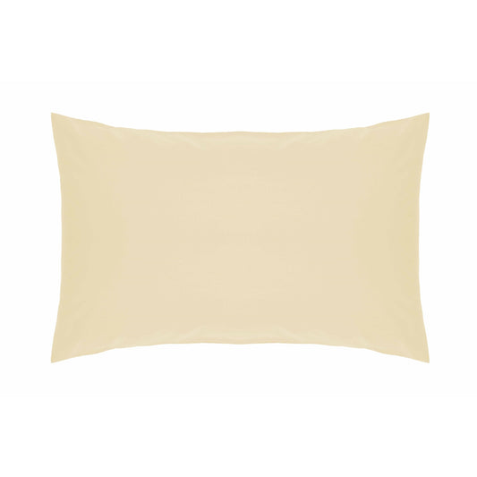 Belledorm-Housewife Pillowcase-Luxury Percale-200 Thread Count-Cream