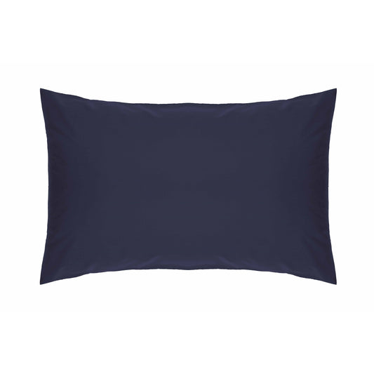 Belledorm-Housewife Pillowcase-Luxury Percale-200 Thread Count-Navy