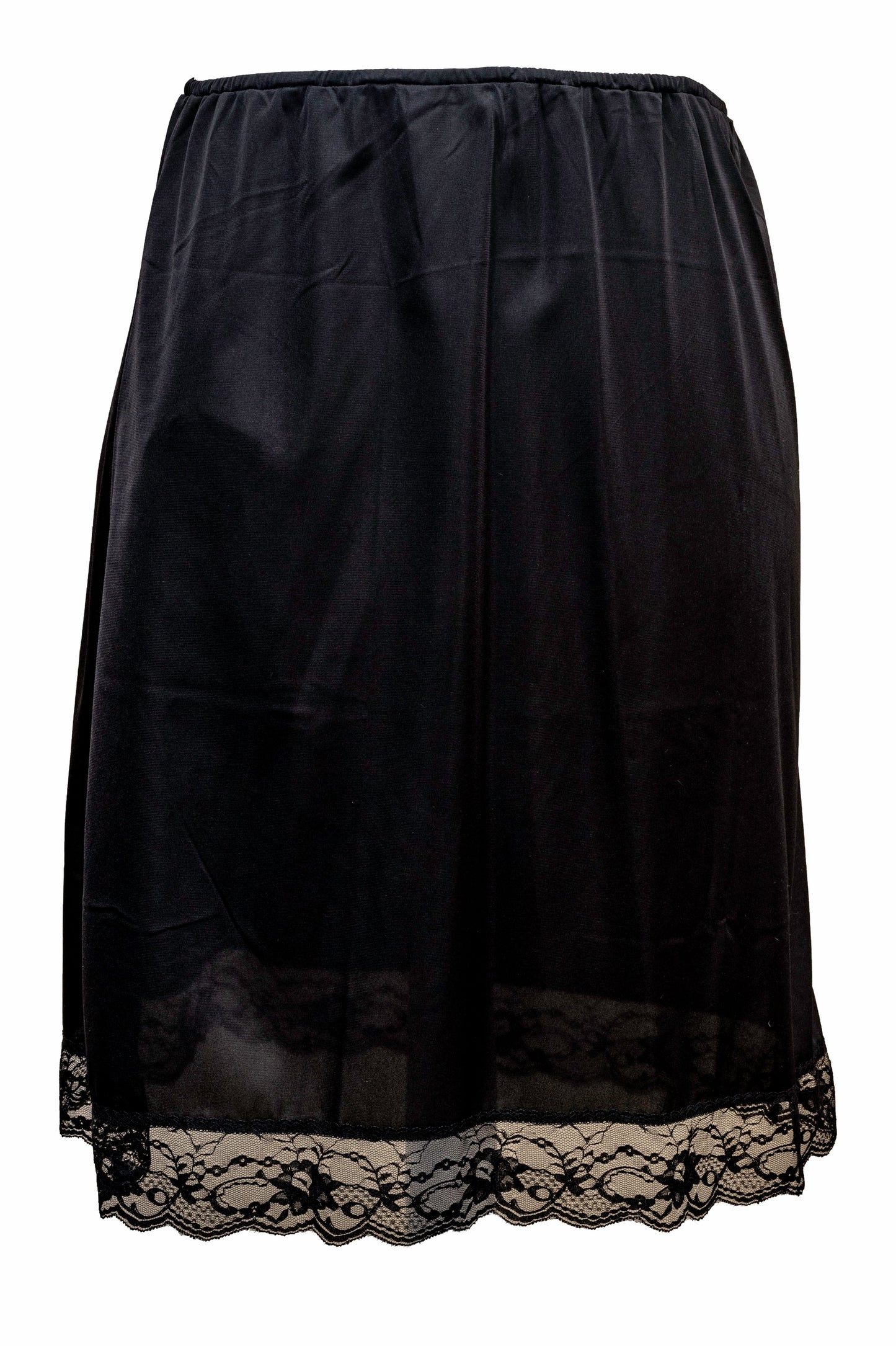 Ladies-Half Slip Petticoat-18''Length-Black
