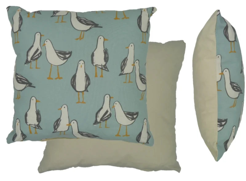 Seaside Cushion Cover-Laridae-Duck Egg