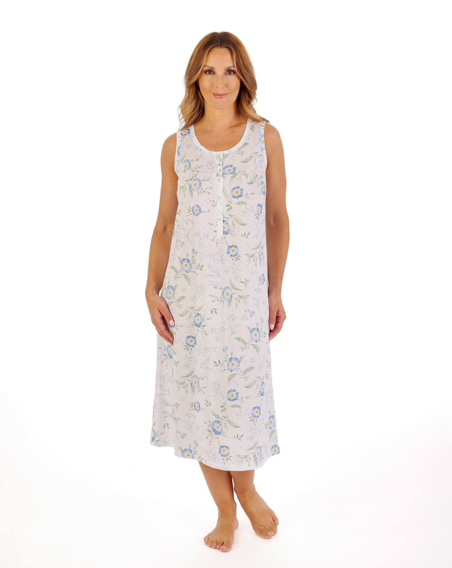 Slenderella-43'' Nightdress-100% Cotton Jersey Nightdress ND1110
