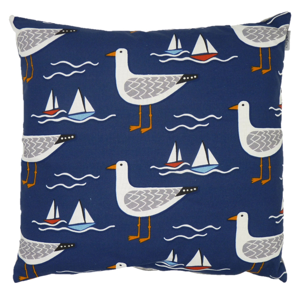 Cushion Cover-Seagull-Navy