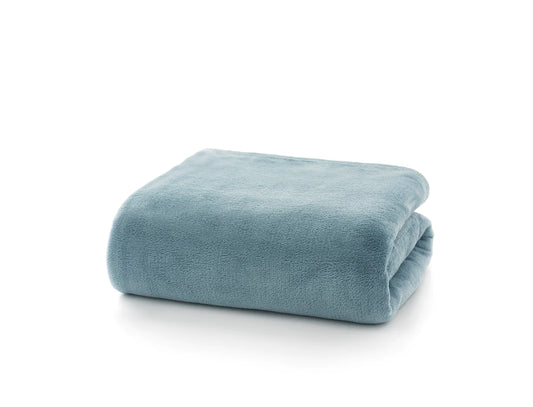 Deyongs-Snuggle Touch-Microfibre Throw-Blue