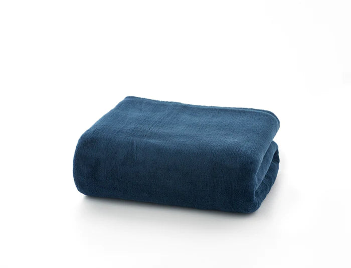 Deyongs-Snuggle Touch-Microfibre Throw-Navy