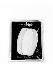 Pour Moi-Silicone Shoulder Pads-1 Pair-Clear
