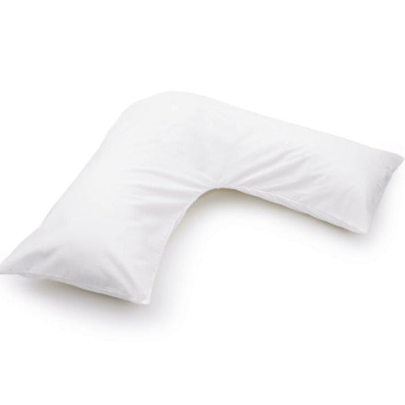Belledorm-V-Shaped Orthopaedic Pillowcase-White