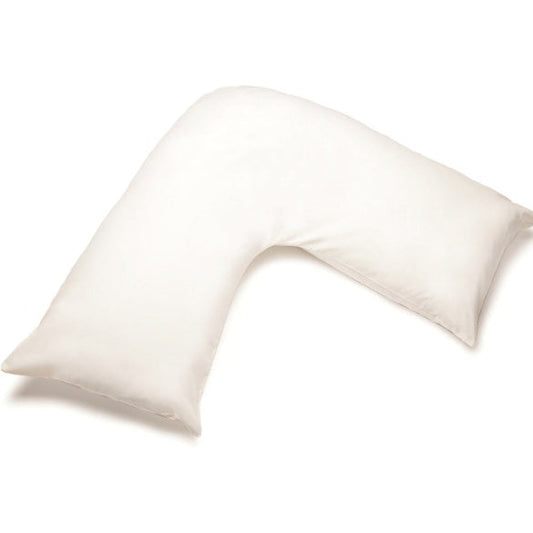 Belledorm-V-Shaped Orthopaedic Pillowcase-Ivory