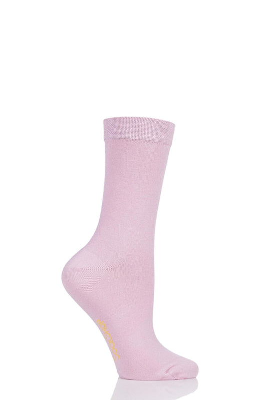 Sockshop-Ladies Bamboo Socks-Colour Burst-Pretty in Pink