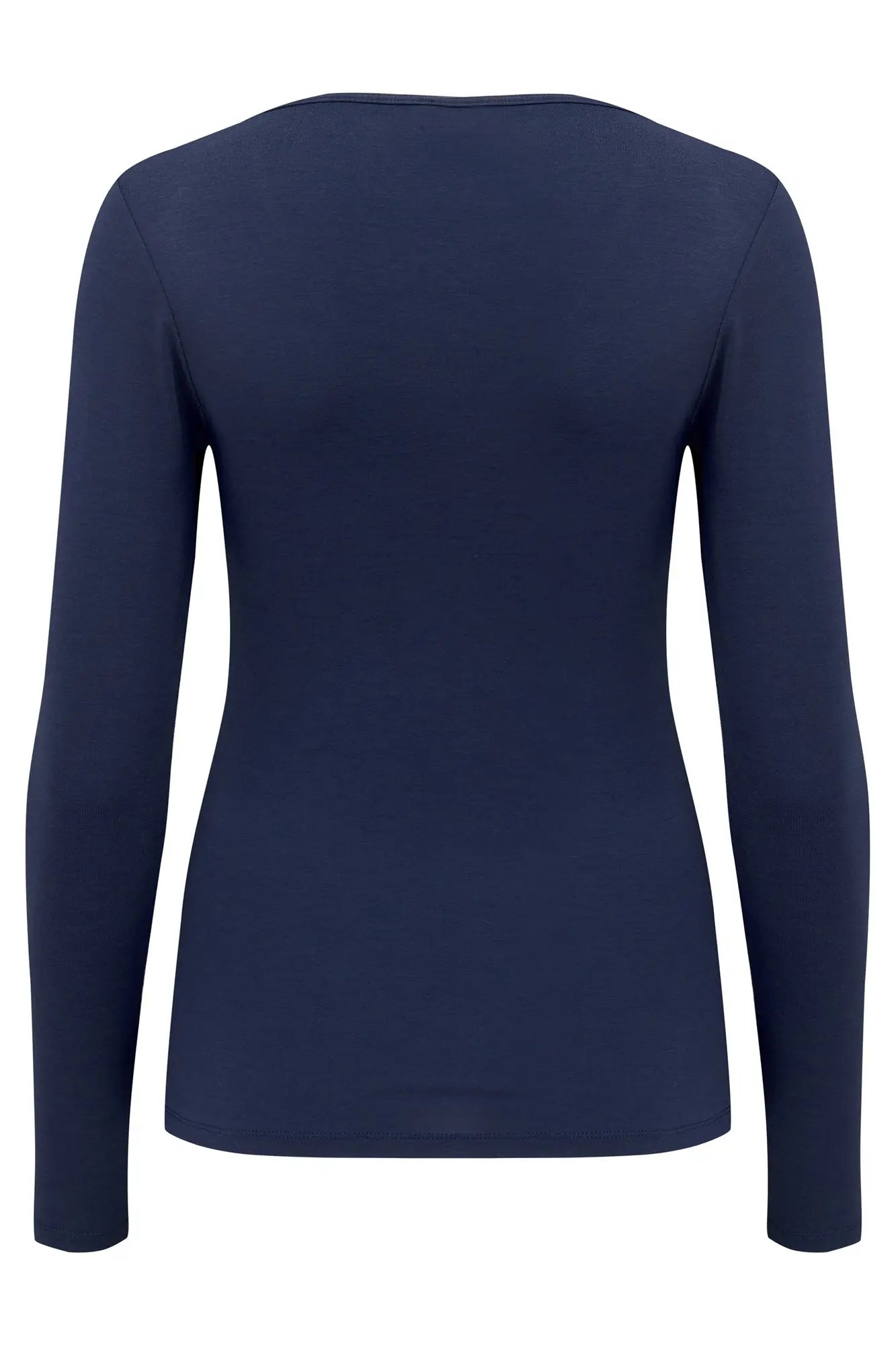 Pour Moi-Thermal Long Sleeve Top-Blue