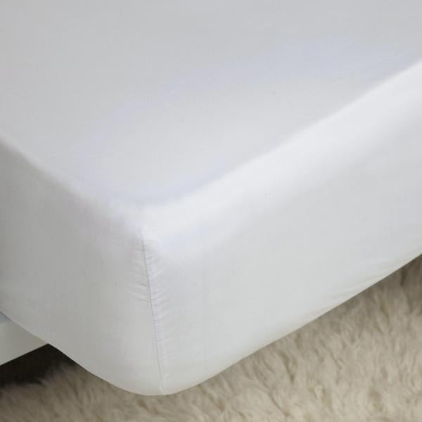 Belledorm-Fitted Sheets-Luxury Percale-200 Thread Count-White