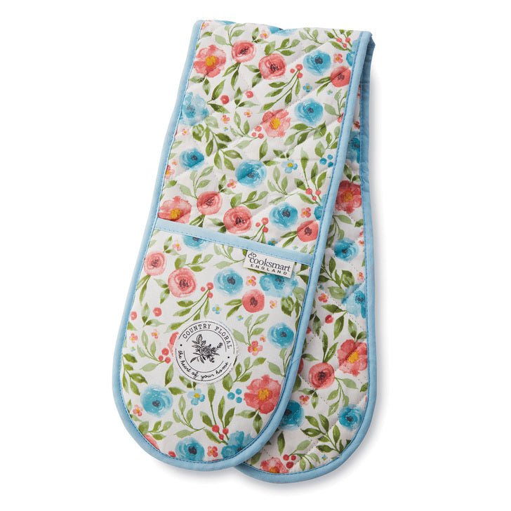 Cooksmart-Country Floral-Oven Gloves