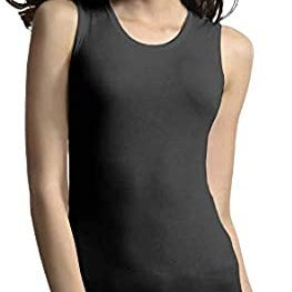 Palm-Ladies Super Soft Sleeveless Vest-PL503-Black