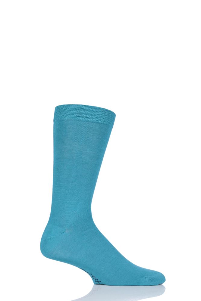 Sockshop-Mens Bamboo Socks-1 Pair Pack-Beneath the Waves
