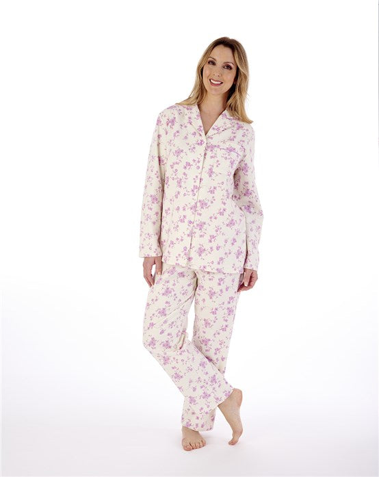 Slenderella-Cosy Brushed Cotton Pyjamas-PJ02213