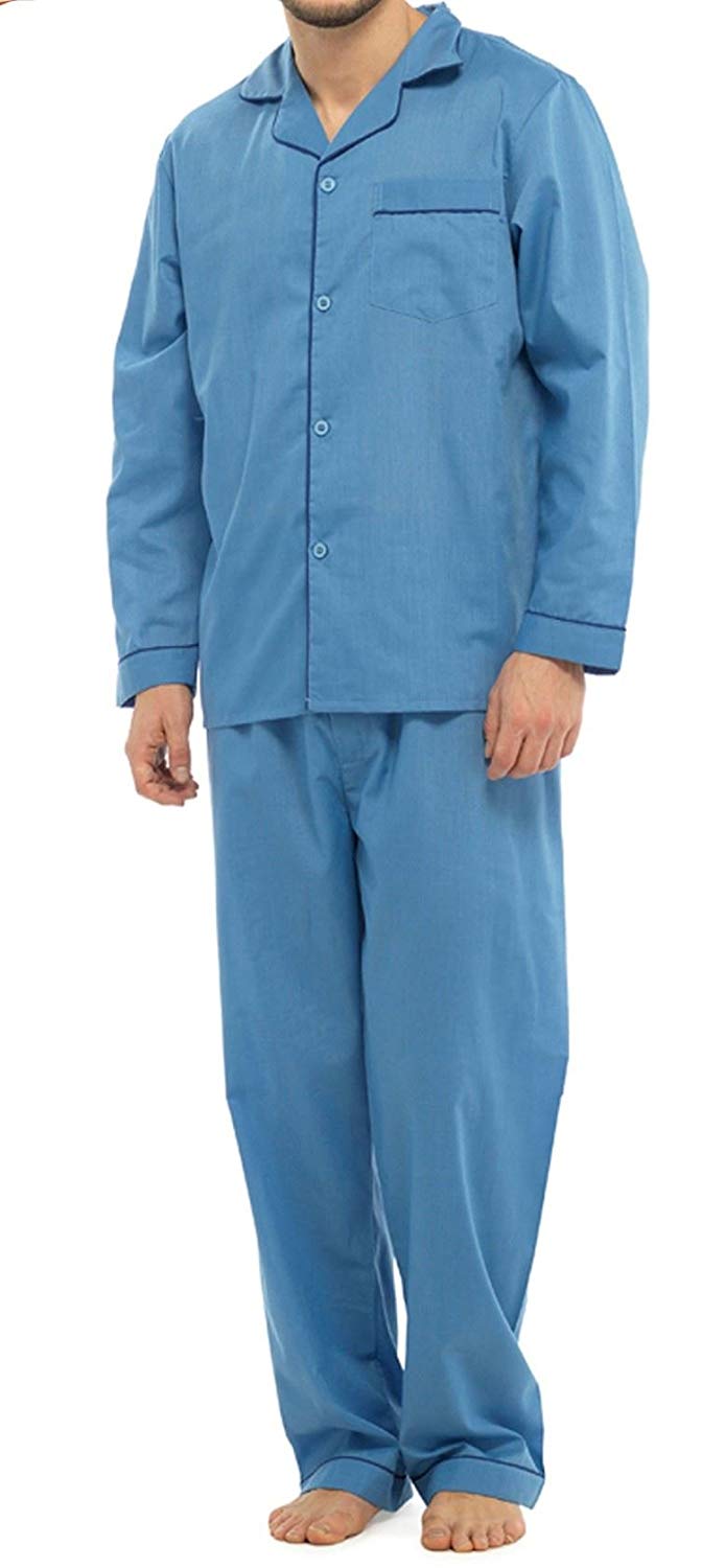 Sleepy Joe's-Mens-Easy Iron-Poly Cotton Pyjamas